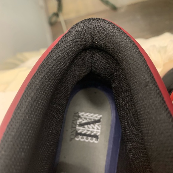 Mazino Wonderstone Sneakers Fashion Camo Sz 11 Mens High Top Burgundy 175 - Picture 12 of 15